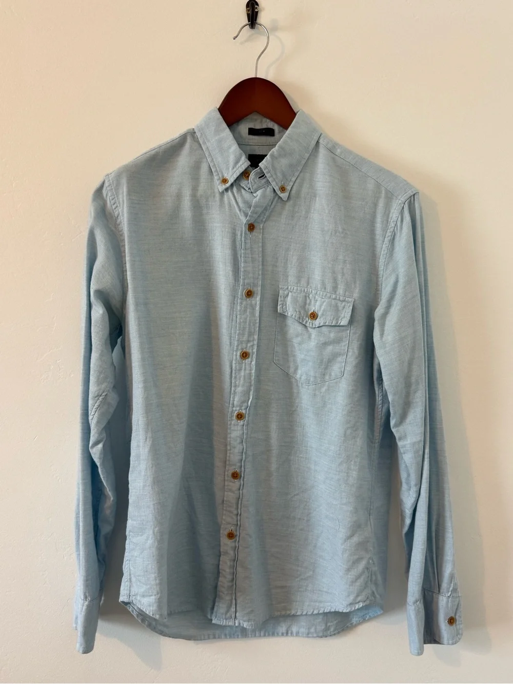 J. Crew Light Blue Casual Button-Down Shirt